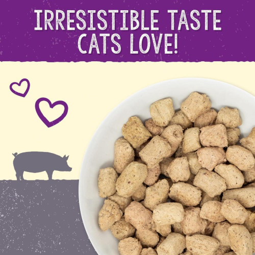 [斷貨中, 未有返貨日期, 可預訂等貨到] Stella & Chewy's CAT Freeze Dried 03.5oz Plate Lickin' Pork 凍乾生肉貓咪主糧 豬全部都係豬 豬肉配方 03.5oz(99g)細 (正價$152)